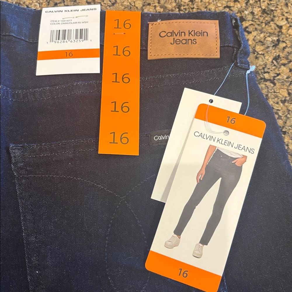 Calvin Klein Dark Indigo Jeans - Picture 4 of 10